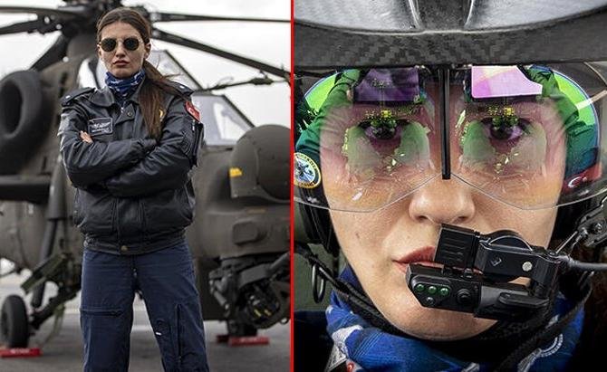 28 yaşındaki Pilot Komiser Yardımcısı Özge Karabulut tarihe geçti