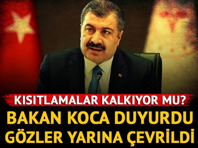 Bakan Koca yarını işaret etti! ‘Bir süredir beklenen açıklama’