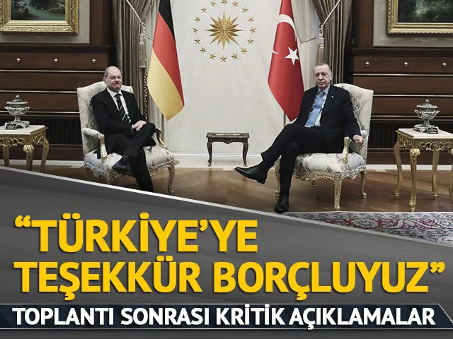 Scholz’dan Türkiye’ye Ukrayna teşekkürü
