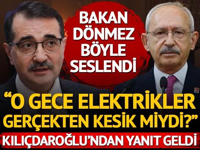 Kılıçdaroğlu’na seslendi! “O gece elektrikler gerçekten kesik
