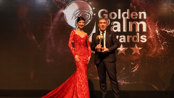 Şahin Kırbıyık, Altın Palmiye Ödülleri’nde ‘Yılın İş Adamı Ödülü’ne layık görüldü