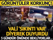 Görüntüler korkunç! Vali ‘sıkıntı var’ diyerek duyurdu…